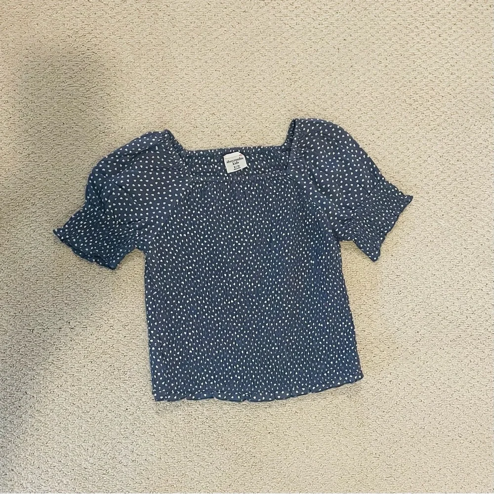 Abercrombie Kids Smocked Top - Heart Print